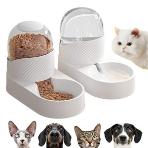 automatic cat feeders dog water bowl dispenser cat feeder cat water dispenser resistant to scratching travel gravity supply feeder for all pets