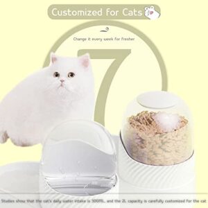 Automatic Cat Feeders Dog Water Bowl Dispenser Cat Feeder Cat Water Dispenser Resistant to Scratching Travel Gravity Supply Feeder for All Pets