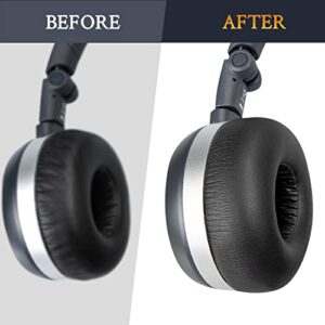 SOULWIT Earpads Replacement for AKG Pro Audio K402/K403/K420/K430/K450/K451/K452/Q460/K480 Headphones, Ear Pads Cushions for K24P/K26P/K412P/K414P/K416P, with High-Density Noise Isolation Foam