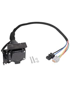 oyviny 4 way flat and rv 7 way trailer wiring harness for nissan frontier 2005-2022/nissan xterra 2005-2015/nissan pathfinder 2005-2012/suzuki equator 2009-2012, factory tow package required