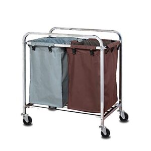 mobile linen car for hotel, detachable lobby storage trolley cart with universal wheel, room hygiene cleaning car, pibm