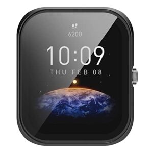 Screen Protector Compatible with Amazfit Bip 3 Pro/Bip 3 Cases Smartwatch Accessories TenCloud Covers Scratched Resistant Full Protective Cover Screen Protectors for Bip 3 Pro/Bip 3 (Black)