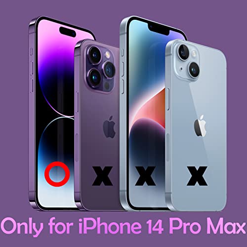 Malphiace Back Screen Protector for iPhone 14 Pro Max [2-Pack], iPhone 14 Pro Max Rear Tempered Glass Protector [New Version] Protective Film (6.7 inch)