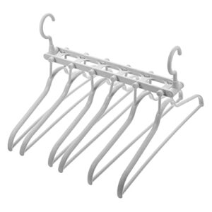 tofficu space saver hangers hangers space saving multifunctional rotatable plastic clothes rack foldable clothes rack for room organization hangers space saving