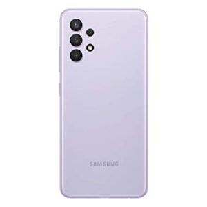 Samsung Galaxy A32 4G Dual A325F-DS 128GB 6GB RAM Factory Unlocked (GSM Only | No CDMA - not Compatible with Verizon/Sprint) International Version - Awesome Violet (Renewed)