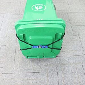 Koolist Trash Can Lid Lock, Suitable for 45 Gallon trash cans ( BIN NOT INCLUDED ). The Heavy Duty Locking System Will Secure Your Garbage Bins against Unwanted entry by Scavenging Animals