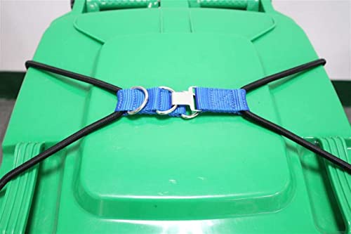 Koolist Trash Can Lid Lock, Suitable for 45 Gallon trash cans ( BIN NOT INCLUDED ). The Heavy Duty Locking System Will Secure Your Garbage Bins against Unwanted entry by Scavenging Animals