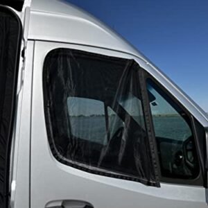 VanEssential Front Door Bug Screens (Pair) Designed for Mercedes-Benz Sprinter