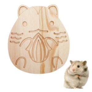Dnoifne Guinea Pig Foraging Toys, Wooden Hamster Enrichment Toys, Interactive Hide Feeding Toys, Feeding Cage Accessories for Small Animals Puppy Kitten Rats Hamster Rabbit Chinchilla Bunny Rabbits