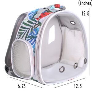 Bird Carrier Backpack with Rope Perch, Portable Bird Travel Carrier Backpack (Multi-Colored, Bird Carrier)