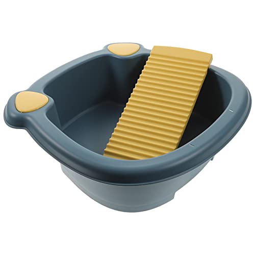 Cabilock Washboard Basin for Small Washboard Basin Washboard Basin for Laundry Laundry wash Board Hand Washing Clothes