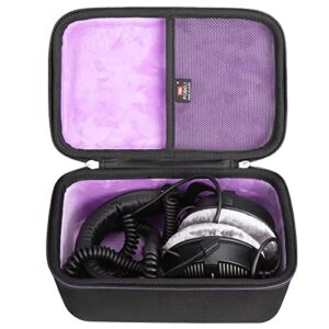 fblfobeli eva hard storage case compatible with beyerdynamic dt 990 pro ohm dt 770 pro 32/80/250 ohm over-ear studio headphones, travel protective headphone cases bag (case only)
