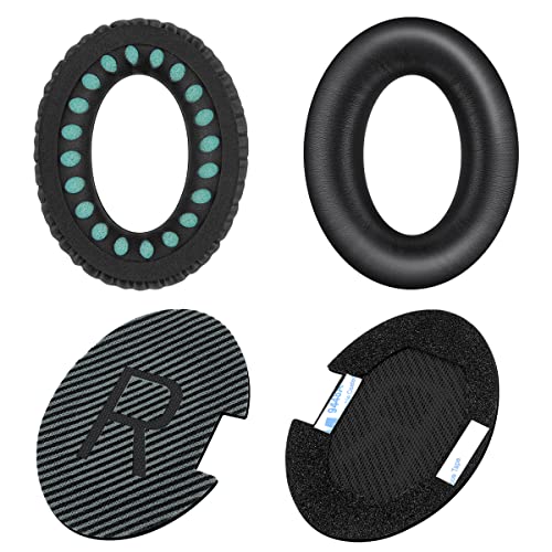 Ainiv Professional Ear Pads Cushions Replacement - 1 Pair Earpads Compatible with Bose QuietComfort 15 QC15 QC25 QC2 QC35, Softer Leather, Noise Isolation Foam