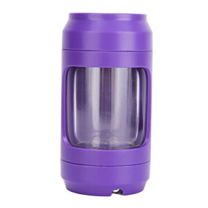 smell proof container, usb charging sealing function purple illuminated spice storage container portable for vitamins for