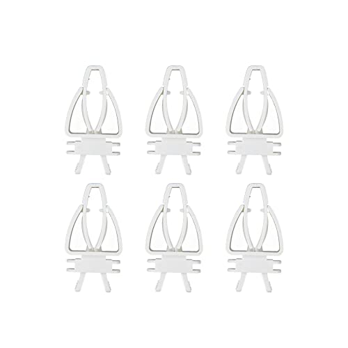 Meprotal 6pcs Bird Cage Food Holder Parrot Fruit Vegtable Clips Pet Feeder Clip Accessory for Budgie Parakeet Cockatoo Macaw Cockatiel Conure