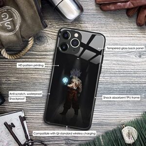 HEMINJYJEF Top Popular Japanese Anime Role Cool Unique Design Anti-Drop Cover Shell Manga Pattern Non-Slip Glossy Glass Protective Phone Case for iPhone 14 Pro Max