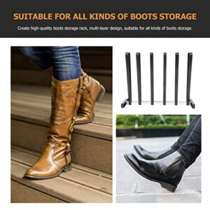 Cabilock Snow Boots Stands Shoe Shelf Shelf Boots Shelf Holder Metal Boot Racks boot holder stand Tall Boots Storage Boot Storage Racks Metal Metal Rack