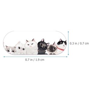 Mobestech Web Cam Computer Camera Phone Camera Cover 3pcs Laptop Camera Cover Slide Phone Camera Cover Cat Pattern Laptop Webcam Cover Computer Camera