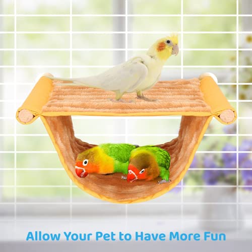 Winter Warm Bird Nest Bed Hanging Hammock Hut Bunk Hammock House for Parakeet Budgies Hamster Guinea Pig Birds Pets