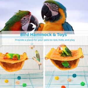 Winter Warm Bird Nest Bed Hanging Hammock Hut Bunk Hammock House for Parakeet Budgies Hamster Guinea Pig Birds Pets