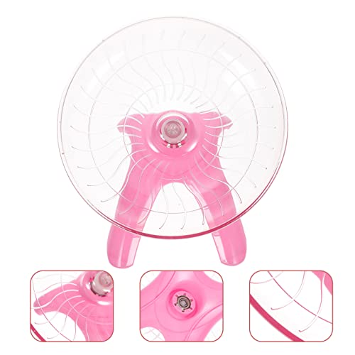 Mipcase Small Animal Exercise Wheels Hamster Wheels, Hamster Silent Chinchilla Wheel Household Rat Wheel Hedgehog Wheel Flying Saucer, Hamster Hamster Wheel