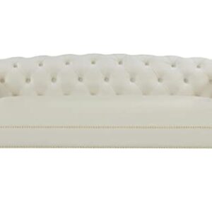 TOV Furniture Farah Cream Velvet Sofa