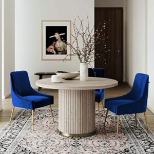 Chelsea Oak Wood Round Dining Table