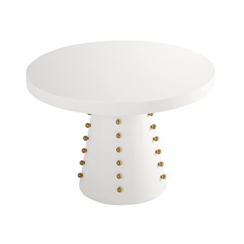 TOV Furniture Janice White Lacquer Dinette Table