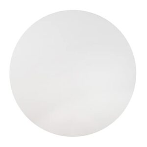 TOV Furniture Kali 55" White Round White Dining Table