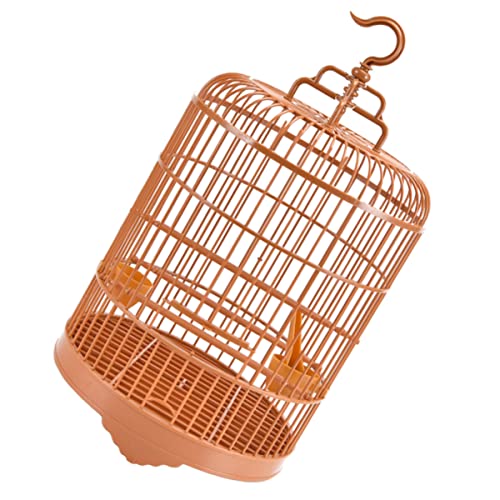 Mipcase 2 Pack Plastic Round Bird Bird cage jaulas para pajaros Bird Cages for Parakeets Cage for Parakeet