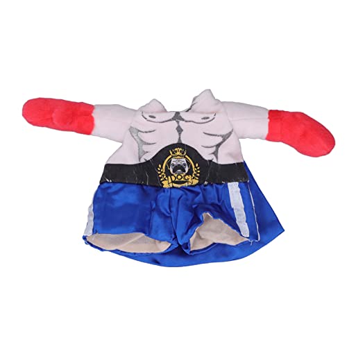 Tnfeeon Dog Clothes Dog Costume Halloween Costumes Pet Halloween Costume Warm Pet Costume Soft Plush Funny Clothing Cat Dog Boxing Suit for Party Daily