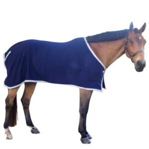 tack shack of ocala custom curvon fleece cooler sheet, fleece cooler, custom embroidered fleece cooler, fleece cooler for horses, fleece cooler blanket for horses, blankets for horses