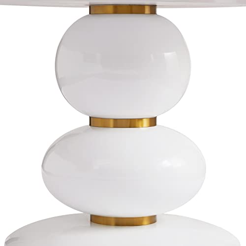 TOV Furniture Arianna 48" Round White Dinette Table