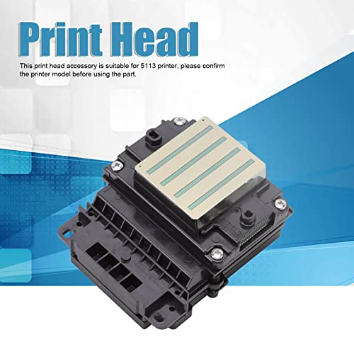 Print Head Replacement for 5113 First Locked Printer, Lightweight PPE and PPS Material Printhead Replacement Printer Replacement Parts, Easy To Install, Practical Printhead Accessory