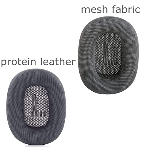 earpads for appple AirPods Max Ear Cushions Replacement mesh Fabric Ear pad Cushion for airpod max Headphone with mesh Fabric Memory Foam and Magnet (Space Gray)