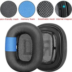 earpads for appple AirPods Max Ear Cushions Replacement mesh Fabric Ear pad Cushion for airpod max Headphone with mesh Fabric Memory Foam and Magnet (Space Gray)
