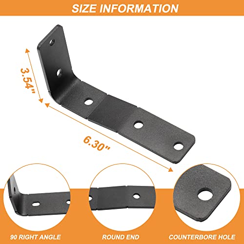 MELIPRON Universal Awning Bracket for Platform Roof Racks Cargo Racks