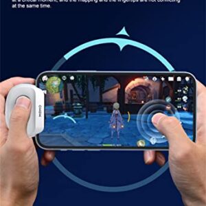 PUOX Mobile Game Controller Joystick, Call of Duty Mobile Game, Bluetooth Connection, Plug and Play, Single Joystick and Single Button Design, Suitable for Mobile Phone, Tablet Gamepad