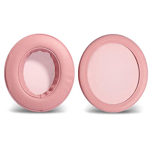 Replacement Earpads Protein Leather Ear Pads Cushions Cover Repair Parts Compatible with Razer Kraken BT Kitty Edition Wireless Headphones (Pink)