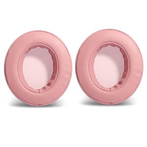 Replacement Earpads Protein Leather Ear Pads Cushions Cover Repair Parts Compatible with Razer Kraken BT Kitty Edition Wireless Headphones (Pink)