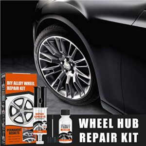 SCNC Wheel Scratch Repair Kit, Rim Scratch Repair Kit, Wheel Repair Kit, Wheel Touch Up Kit, Wheel Scratch Fix Quick, Universal Silver Color for Rims