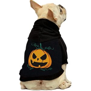 Pack of 3 Dog Halloween Costumes Pumpkin Ghosts Halloween Dog Clothes Puppy Hoodies Skeletons Doggie Winter Clothes Sweatshirt Pet Hooded Coat Cat Jackets Apparel (X-Small)