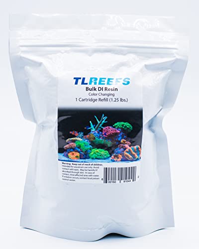 TL Reefs Deionization DI Resin Mixed Bed Color Changing 1.25lb (1 Piece)