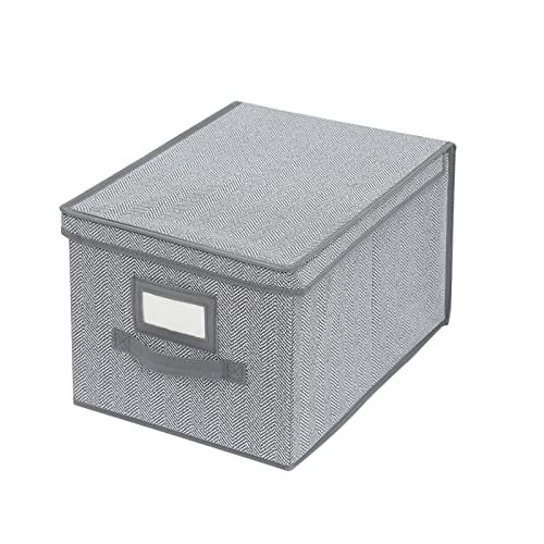 Foldable Storage Bin with Lid, Decorative Closet Basket, Foldable Storage Box with Lid, Storage Cub, Storage Box for Organizing Clothes Shoes Books