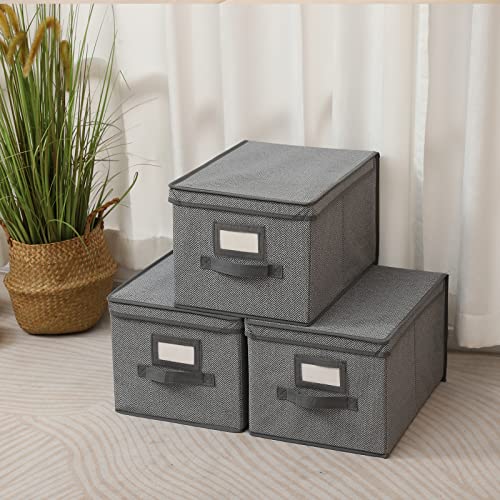 Foldable Storage Bin with Lid, Decorative Closet Basket, Foldable Storage Box with Lid, Storage Cub, Storage Box for Organizing Clothes Shoes Books