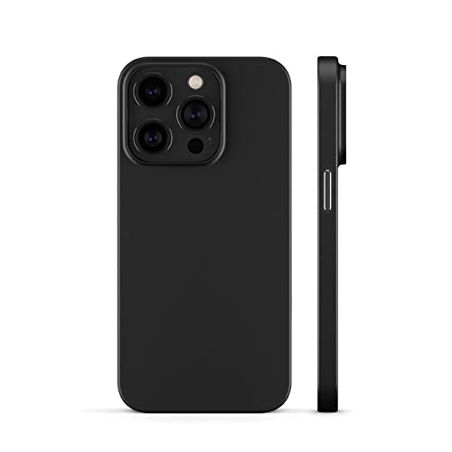 PEEL Ultra Thin iPhone 14 Pro Case, Blackout - Minimalist Design | Branding Free | Protects and Showcases Your Apple iPhone 14 Pro