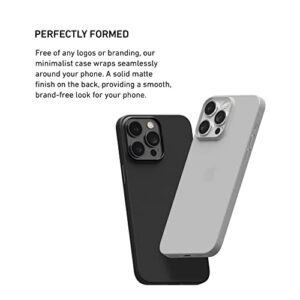 PEEL Ultra Thin iPhone 14 Pro Case, Blackout - Minimalist Design | Branding Free | Protects and Showcases Your Apple iPhone 14 Pro