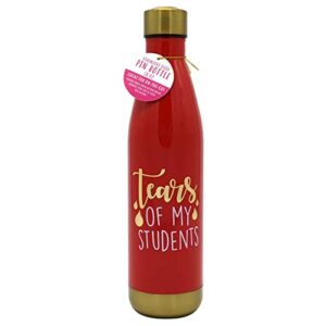 tmd retail insulated water bottle - 28 oz - stainless steel water bottles, keeps cold for 24 hours, bpa free, makes a great gift (tears of my students)