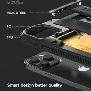 VRS DESIGN Damda Glide Hybrid Phone Case for iPhone 14 Pro Max, Functional Sturdy Case Compatible for iPhone 14 Pro Max Case (2022)