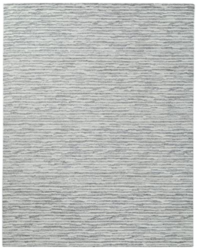 NUSTORY Hand Tufted - Area Rug - Grey Silt - Rectangle - 7'6" x 9'6"